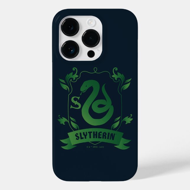 Funda De Case-Mate Para iPhone Ornate SLYTHERIN™ House Escudo (Reverso )