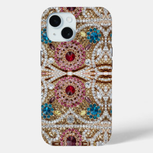 Funda Para iPhone 15 oro azul turquesa de plata dorada burdeos rosa boh