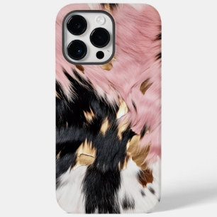 Funda Para iPhone 14 Pro Max De Case-Mate Oro blanco rosado de vaca occidental