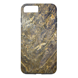 Funda Para iPhone 8 Plus/7 Plus Oro de agua turbulenta abstracto
