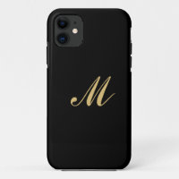 Oro de encargo del negro del iphone del caso del