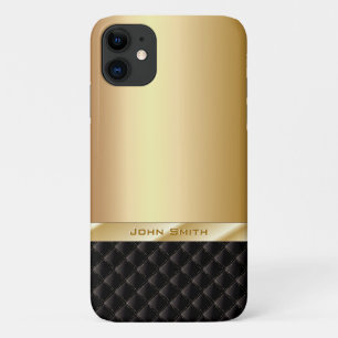 Funda Para iPhone 11 Oro de lujo con el caso conocido de encargo del