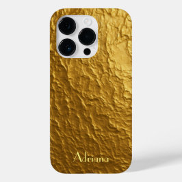 Funda Para iPhone 14 Pro De Case-Mate Oro titanio Acero inoxidable Impresión