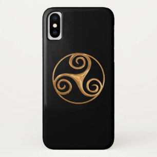 Funda Para iPhone X Oro Triskelion