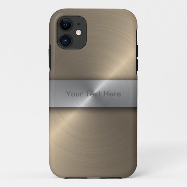 Funda De Case-Mate Para iPhone Oro y plata (Reverso)