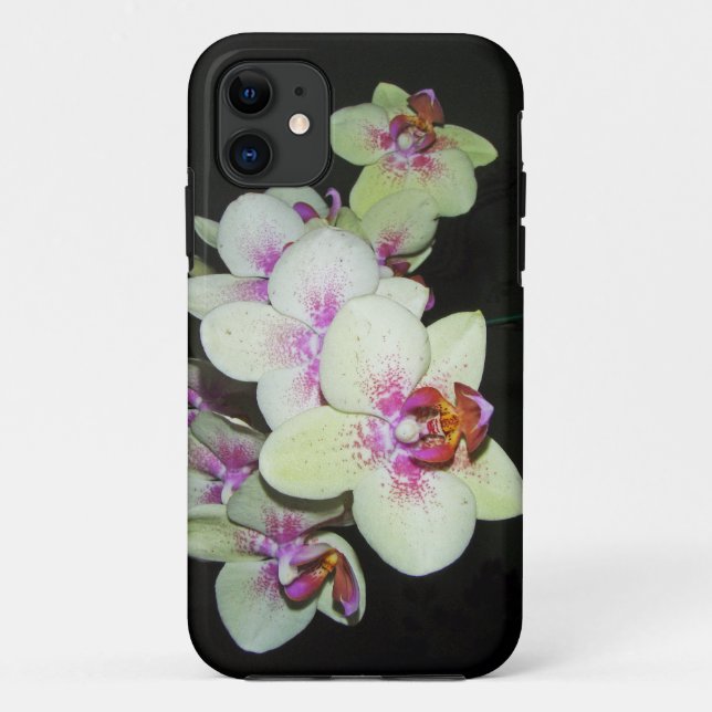 Funda De Case-Mate Para iPhone orquídea blanca y rosada (Reverso)