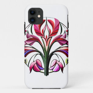 Funda Para iPhone 11 Orquídea metálica: Extravagancia rosa y amarilla