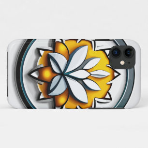 Funda Para iPhone 11 Orquídea metálica: Extravagancia rosa y amarilla