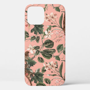 Funda Para iPhone 12 Orquídea tropical, mariposas: acuarela exótica.