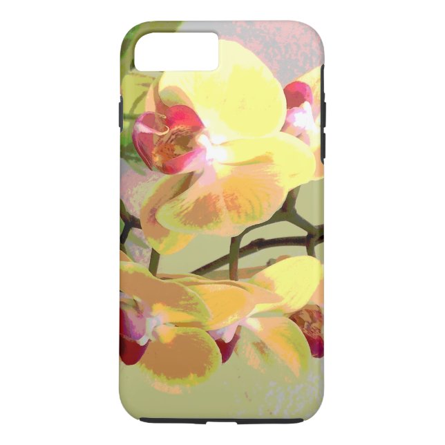 Funda De Case-Mate Para iPhone orquídeas amarillas al sol de la tarde (Reverso)