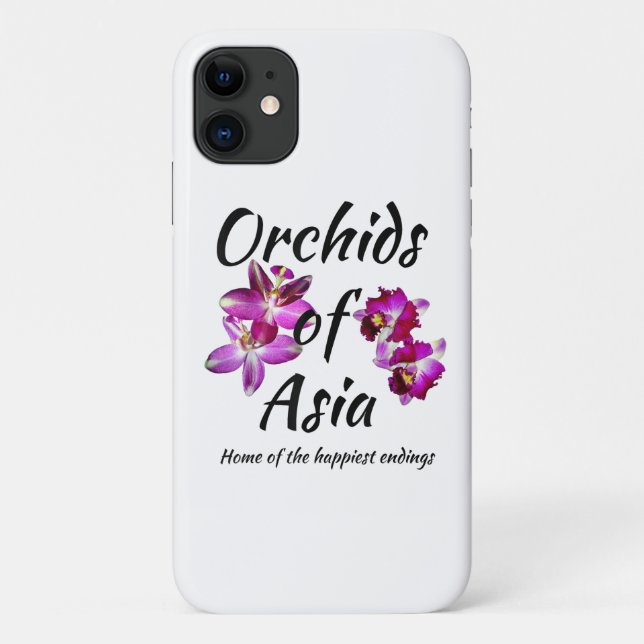 Funda De Case-Mate Para iPhone Orquídeas de Asia (Reverso)