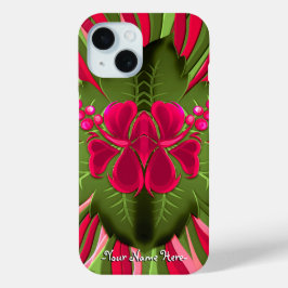 Funda Para iPhone 15 Orquídeas hawaianas - Personalizadas