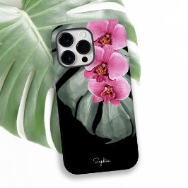Funda Para iPhone 14 Pro Max De Case-Mate Orquídeas rosadas calientes Floral tropical con su