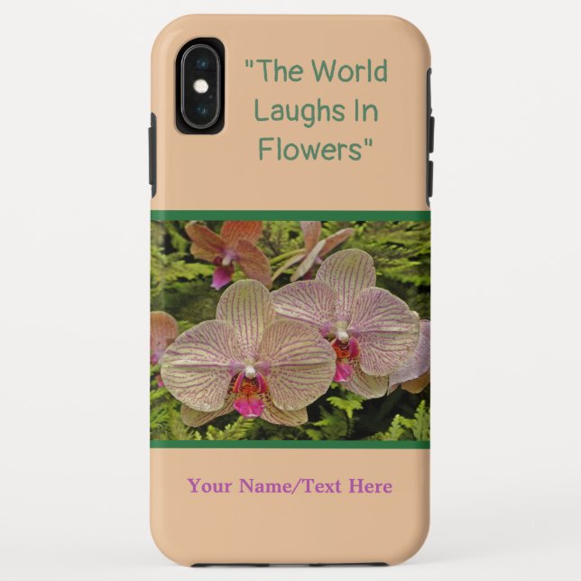 FUNDA DE Case-Mate PARA iPhone ORQUIDO, DESTRUIDO, ROPA Y VERDE (Reverso)