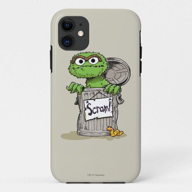Funda De Case-Mate Para iPhone Oscar el Gruñón Lárgate (Reverso)