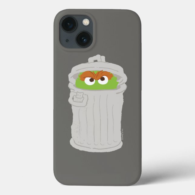 Funda De Case-Mate Para iPhone Oscar el Gruñón & su Cubo de Basura (Reverso)