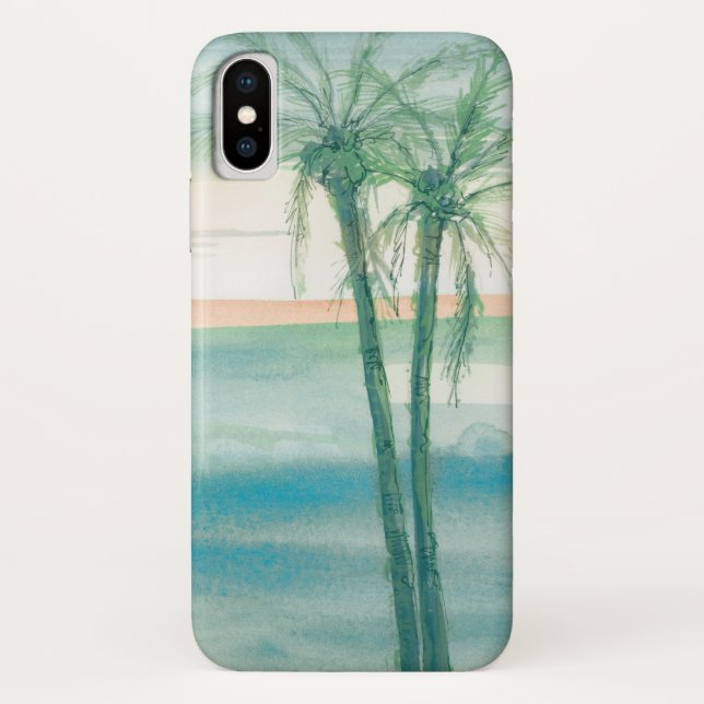 Funda De Case-Mate Para iPhone Oscuridad pacífica tropical (Reverso)