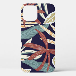 Funda Para iPhone 12 Oscuro tropical: Impresión creativa de planta