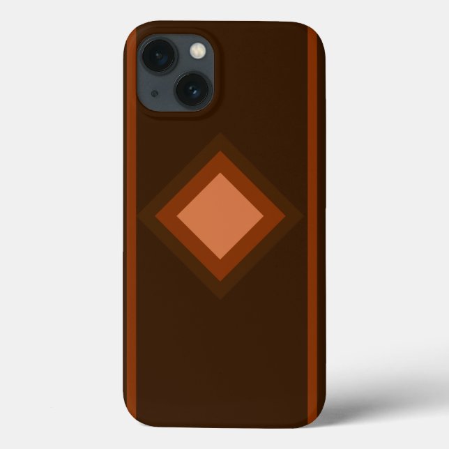 Funda De Case-Mate Para iPhone Oscuros Browns (Reverso)