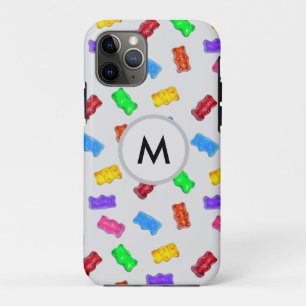 Funda Para iPhone 11 Pro Ositos dulces multicolores sobre plata