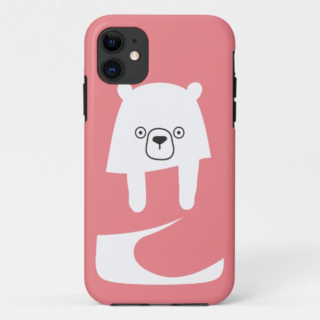 Funda De Case-Mate Para iPhone OSO DE BEBÉ CUTO | Familia Dad Mom Daughter Son (Reverso)