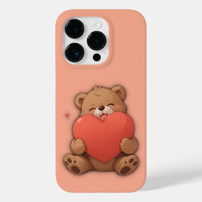 Funda De Case-Mate Para iPhone Oso de guarnición (Reverso )