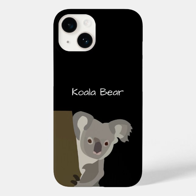 Funda De Case-Mate Para iPhone Oso de Koala personalizado (Reverso )