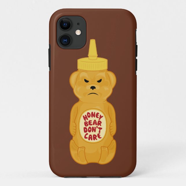 Funda De Case-Mate Para iPhone Oso de miel (Reverso)
