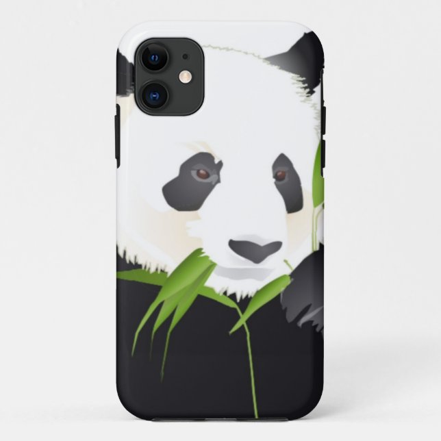 Funda De Case-Mate Para iPhone Oso de panda (Reverso)