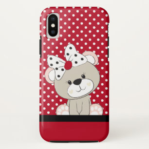 Funda Para iPhone XS oso de peluche lindo