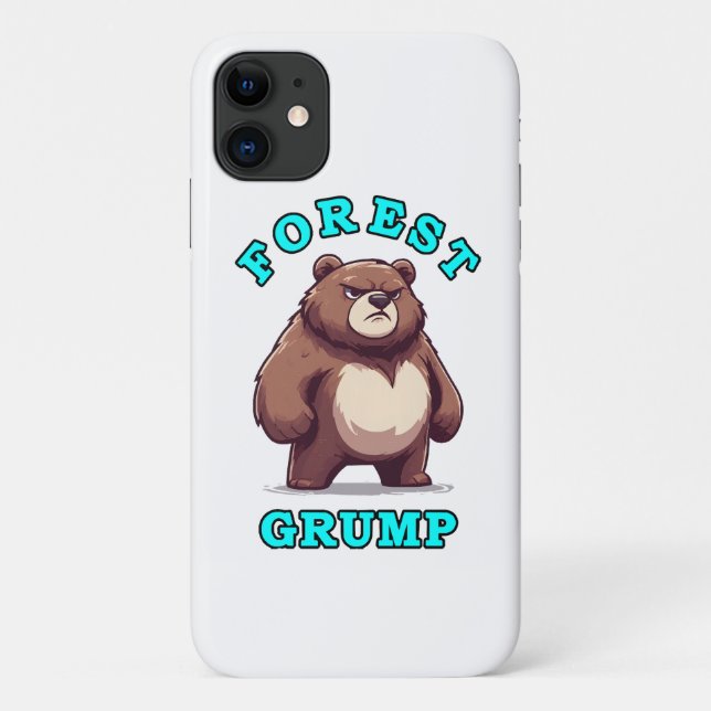 Funda De Case-Mate Para iPhone Oso Divertido (Reverso)