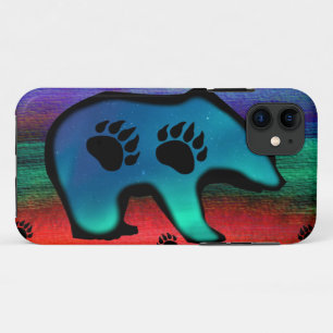 Funda Para iPhone 11 Oso espiritual de las luces del norte