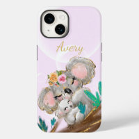 Oso Mama Koala Adorable, Oro Personalizado Del Beb