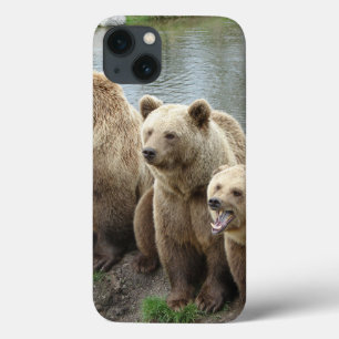Funda Para iPhone 13 Oso osos animal personalizado aniversarios persona