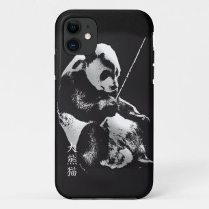title_seo2 Oso panda gigante lindo jugando con hojas de bambú