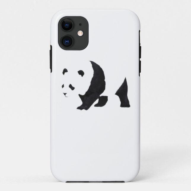 Funda De Case-Mate Para iPhone Oso panda grande (Reverso)