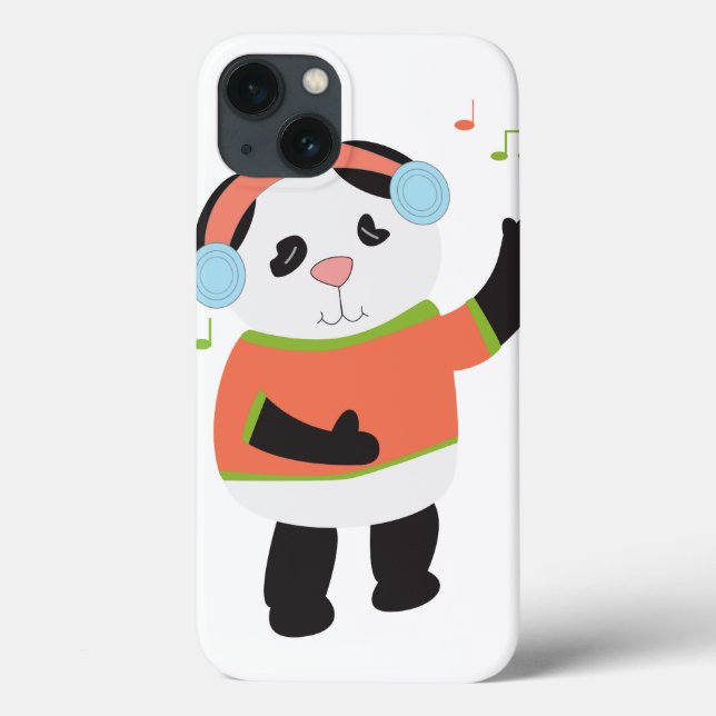 Funda De Case-Mate Para iPhone Oso Panda Rockefeller (Reverso)