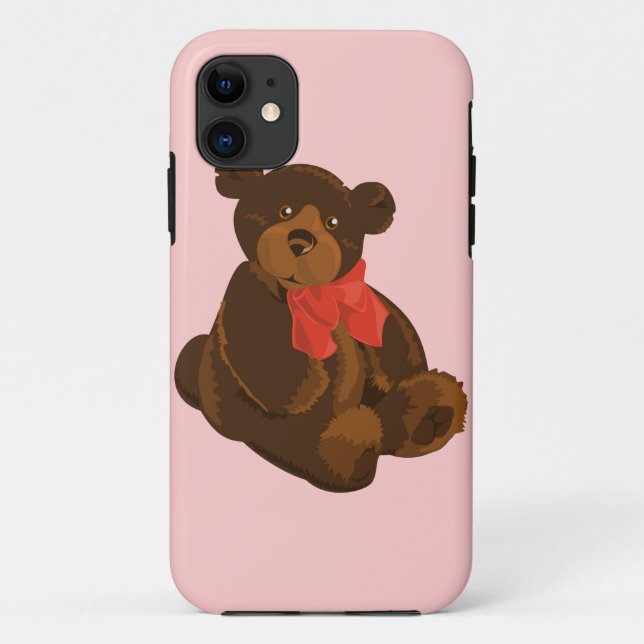 Funda De Case-Mate Para iPhone Oso personalizado (Reverso)