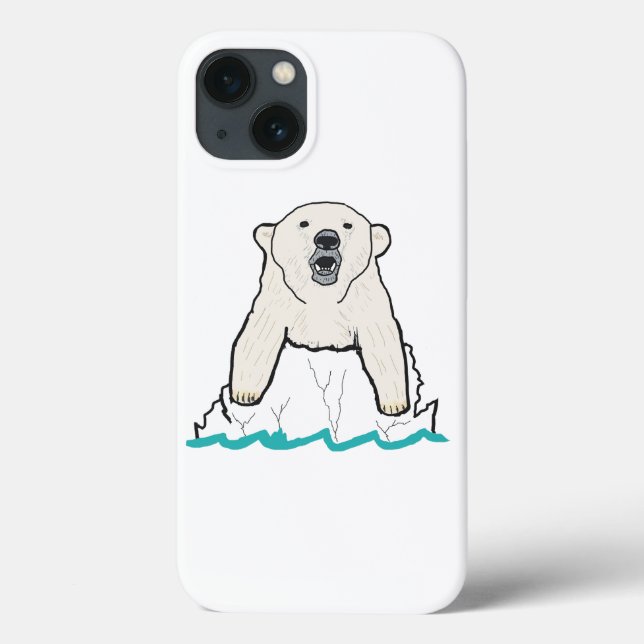 Funda De Case-Mate Para iPhone Oso polar (Reverso)