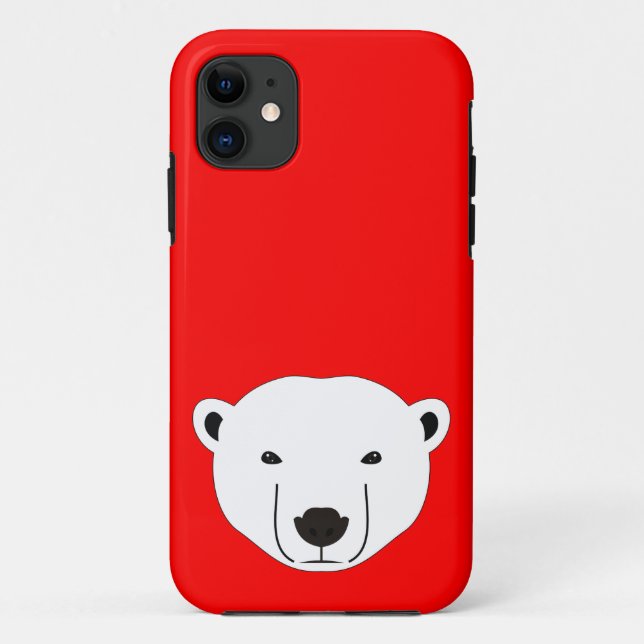 Funda De Case-Mate Para iPhone Oso polar (Reverso)