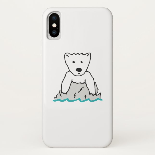 Funda De Case-Mate Para iPhone Oso polar (Reverso)
