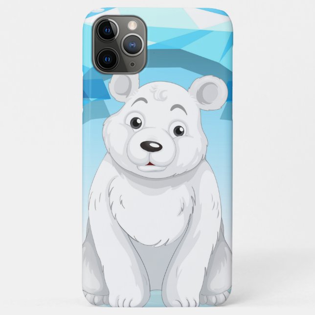 Funda De Case-Mate Para iPhone Oso Polar dulce (Reverso)