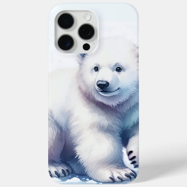 Funda De Case-Mate Para iPhone Oso Polar Genial Tranquilo e Imparable (Reverso )