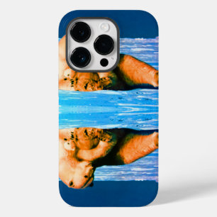 Funda Para iPhone 14 Pro De Case-Mate Oso polar madre vintage USA Alaska