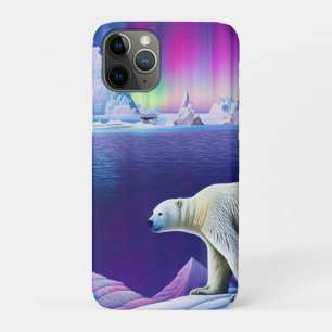Funda Para iPhone 11 Pro Oso Polar sobre Hielo