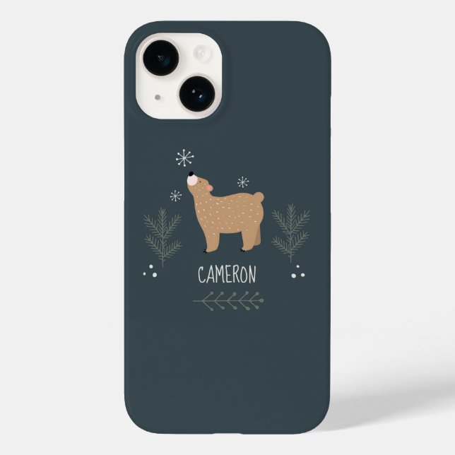 Funda De Case-Mate Para iPhone Oso somnoliento (Reverso )