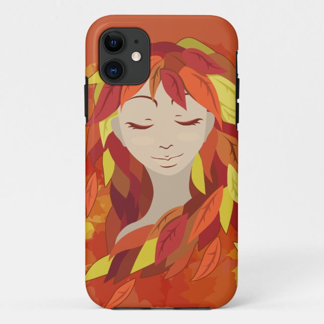 Funda De Case-Mate Para iPhone Otoño (Dormido) (Reverso)