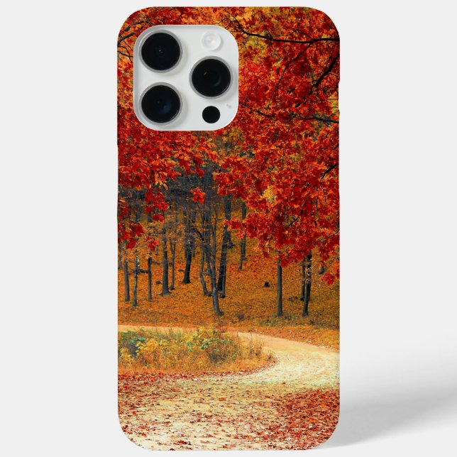 Funda De Case-Mate Para iPhone otoño en el bosque (Reverso )