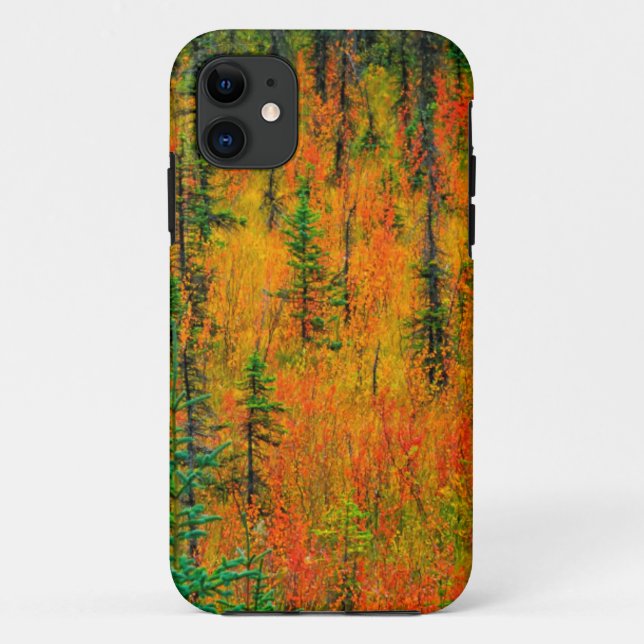 Funda De Case-Mate Para iPhone Otoño en una pradera (Reverso)