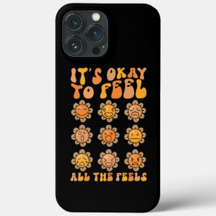 Funda Para iPhone 13 Pro Max Otoño Está Bien Sentir Todos Los Sentimientos Salu